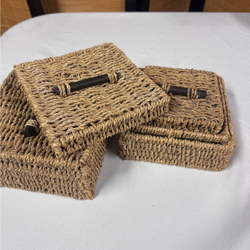 Set of Seagrass Storage Baskets - Picture 16 of 16